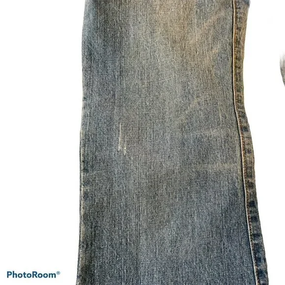 Women's Coca-Cola Jean’s Size 10 Vintage. Bedazzled pocket and pant leg - Picture 8 of 9